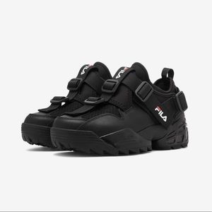 [EXCLUSIVE] FILA “Women’s Unit LE” Black slip-on, platform sneakers!